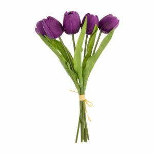 Tulipán Bonche Morado Artificial FREE HOME 1 Pieza