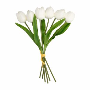 Tulipán Bonche Blanco Artificial FREE HOME 1 Pieza