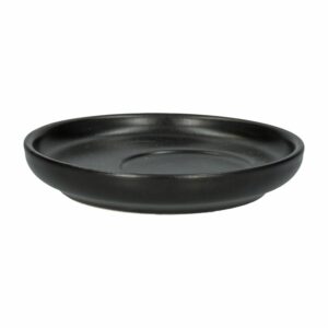 Plato Para Café Nordic Negro Mate KERAMIKA 12 Cm