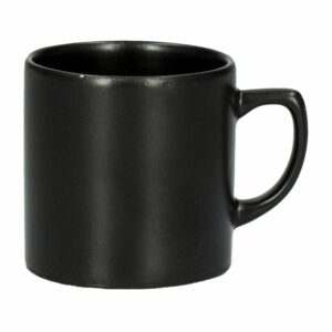 Taza Nordic Negro Mate KERAMIKA 12 Cm