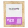 Portarretrato Metalizado Textura Dorada FREE HOME 5X7"