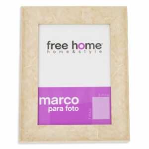 Portarretrato Metalizado Plata Opaco FREE HOME 5X7"