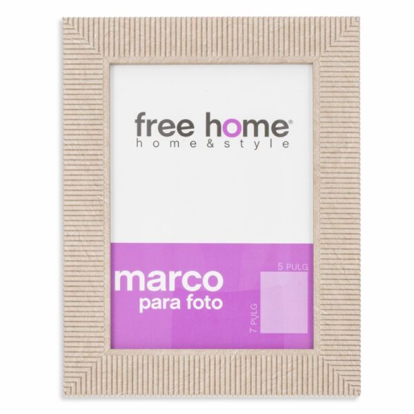 Portarretrato Texti Líneas Arena FREE HOME 5X7"