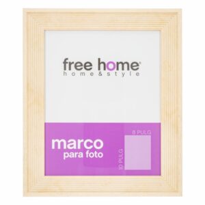 Portarretrato Textil Rayas Rosa FREE HOME 8X10"