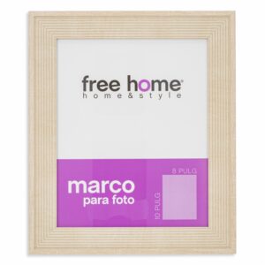 Portarretrato Textil Rayas Gris Claro FREE HOME 8X10"