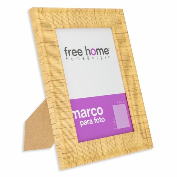 Portarretrato Fibra Natural FREE HOME 5X7" - Imagen 2