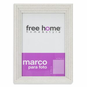 Portarretrato Gris Interior Dorado FREE HOME 4X6"