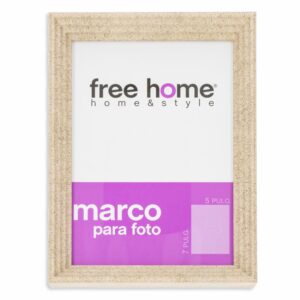 Portarretrato Relieve  Gris Claro FREE HOME 5X7"