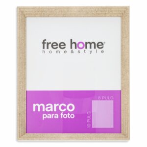 Portarretrato Relieve  Gris Claro FREE HOME 8X10"