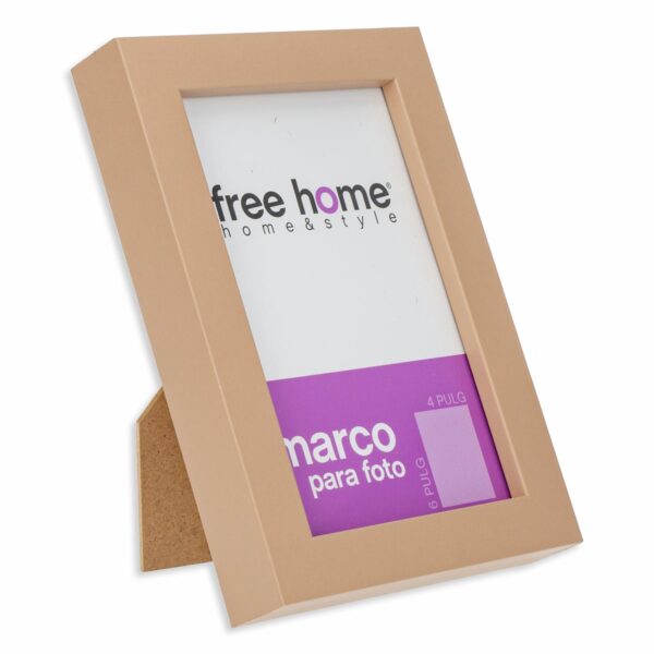 Portarretrato Liso Rosa FREE HOME 4X6" - Imagen 2