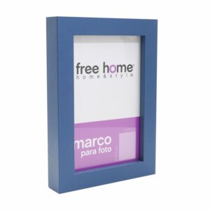 Porta Retrato Azul FREE HOME 4X6"
