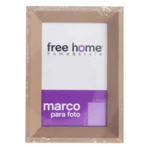 Porta Retrato Liso Rosa FREE HOME 4X6"