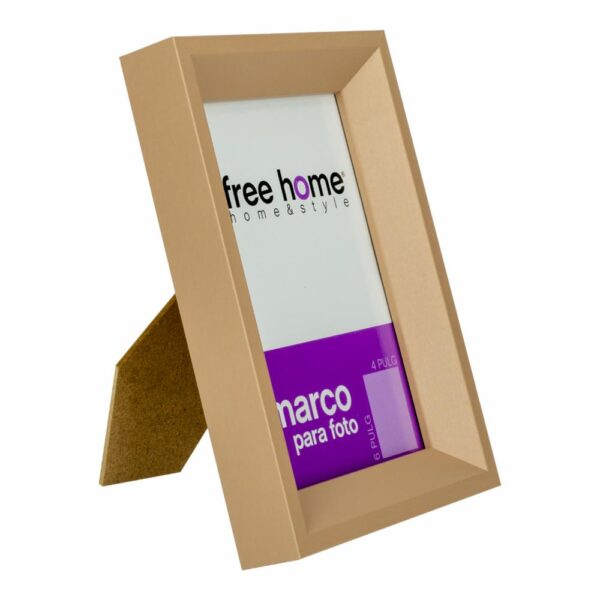 Porta Retrato Liso Rosa FREE HOME 4X6" - Imagen 2