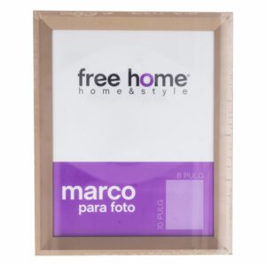 Porta Retrato Liso Rosa FREE HOME 8X10"