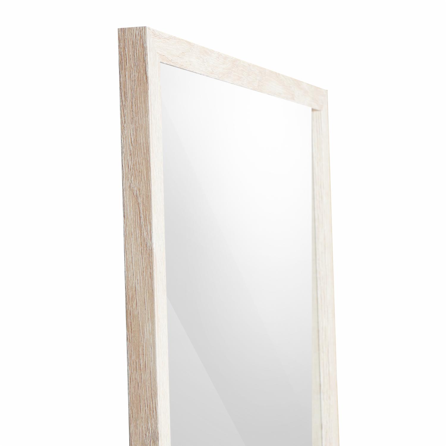 Espejo De Pie Marco Natural Base Negra FREE HOME 40X15 Cm - Imagen 3