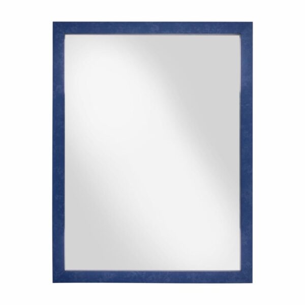 Espejo De Pared Doble Borde Azul FREE HOME 30X40  Cm