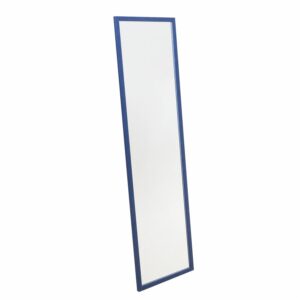 Espejo De Pared Borde Doble Azul FREE HOME 30X120 Cm