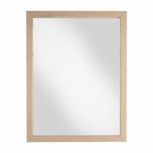 Espejo De Pared Doble Borde Beige FREE HOME 30X40  Cm