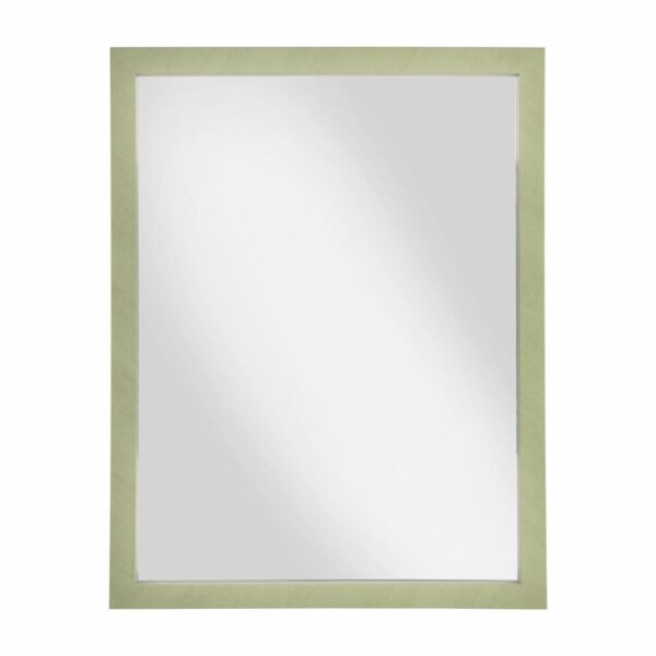 Espejo De Pared Doble Borde Verde FREE HOME 30X40  Cm