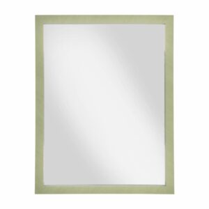 Espejo De Pared Doble Borde Verde FREE HOME 30X40  Cm