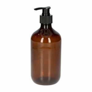Dispensador De Jabón Ámbar FREE HOME Plastico