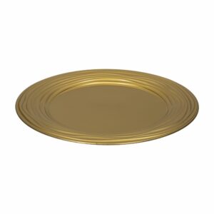 Plato Base Olas Dorado Z&L 33 CM