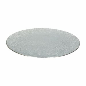 Plato Base Jaspeado Plateado Z&L 33 CM
