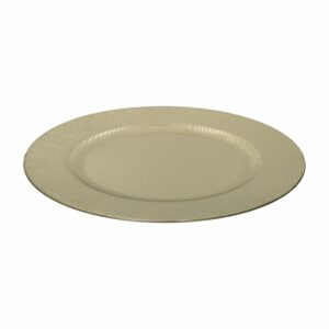 Plato Base Print Plateado Z&L 33 CM