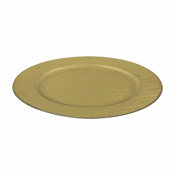Plato Base Print Dorado Z&L 33 CM