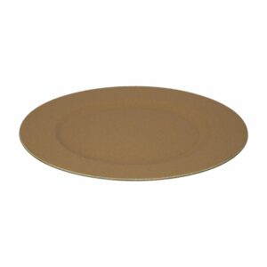 Plato Base Texturizado Café Z&L 33 CM