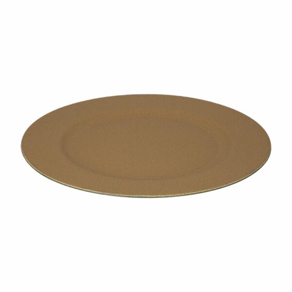 Plato Base Texturizado Café Z&L 33 CM