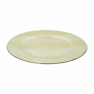Plato Base Print Mixto Crema Z&L 33 CM