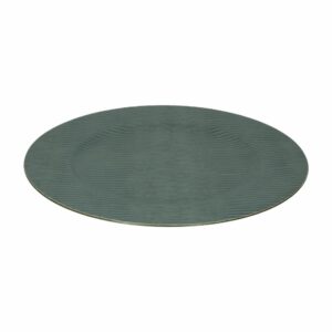Plato Base Print Mixto Verde Oscuro Z&L 33 CM