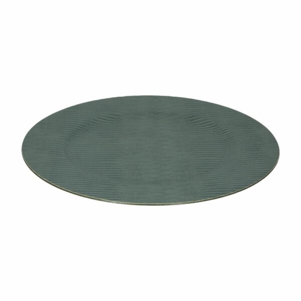 Plato Base Print Mixto Verde Oscuro Z&L 33 CM