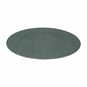 Plato Base Print Mixto Verde Oscuro Z&L 33 CM
