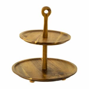 Tabla De Servir Doble Altura Línea Acacia Z&L 26X27 CM