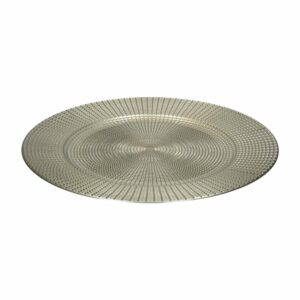Plato Base Básico Diseño Champagne Z&L 33 CM