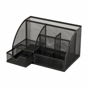 Organizador De Oficina 5 Divisiones Y Gaveta FLIX Metalico