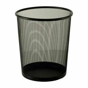 Papelera Metálica Negra FLIX Metalico