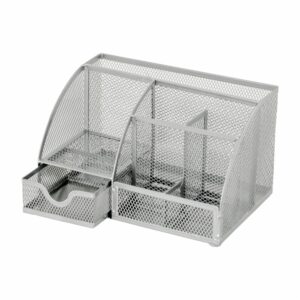 Organizador De Oficina 5 Divisiones Y Gaveta FLIX Metalico