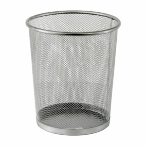 Papelera Metálica Gris FLIX Metalico