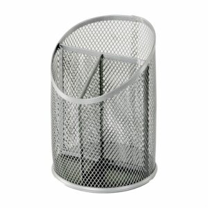 Organizador De Oficina Cilíndrico Con Divisiones FLIX Metalico