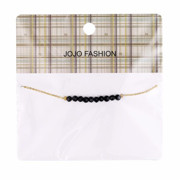 Pulsera Con Mullos JOJO FASHION Negro