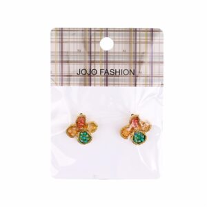 Aretes Diseño Cristal JOJO FASHION Multicolor