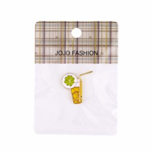 Pin Diseño Bebida JOJO FASHION Metalico