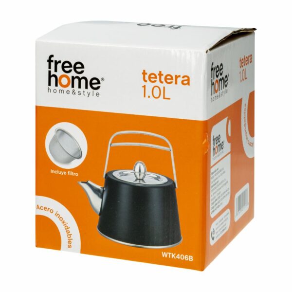 Tetera De Inducción Diseño Madison Negra FREE HOME 1  Litros - Imagen 2