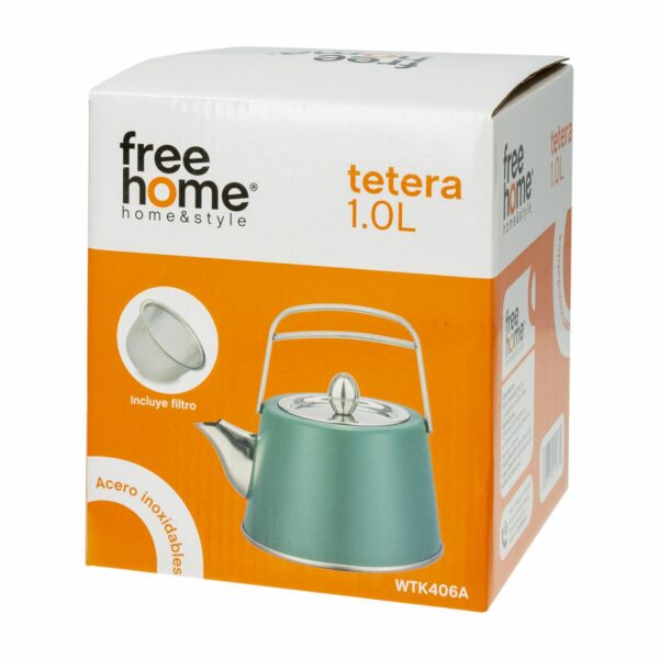 Tetera De Inducción Diseño Madison Verde FREE HOME 1  Litros - Imagen 2