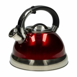 Tetera De Inducción Diseño Ana Color Roja FREE HOME 3  Litros