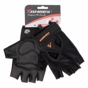 Guante Para Gimnasio Negro Sin Dedos JINREX Talla Pequeno