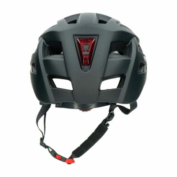 Casco Para Bicicleta Con Víscera Corta Y Luz Color Negro MOON 1 Pieza - Imagen 2